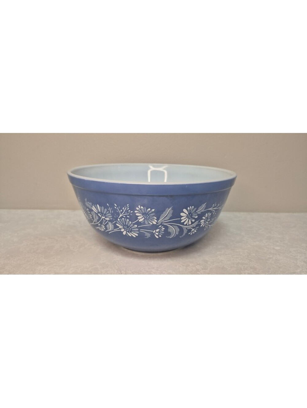 Vintage Pyrex 403 Colonial Mist Mixing Bowl – Blue 2.5L